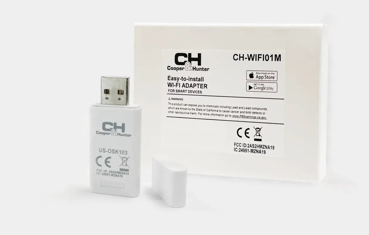 COOPER AND HUNTER Cooper And Hunter 17310900004761 USB WiFi dongle for wall mount ductless mini split (2.5 x 1 x 0.2 inches / 1 pack)