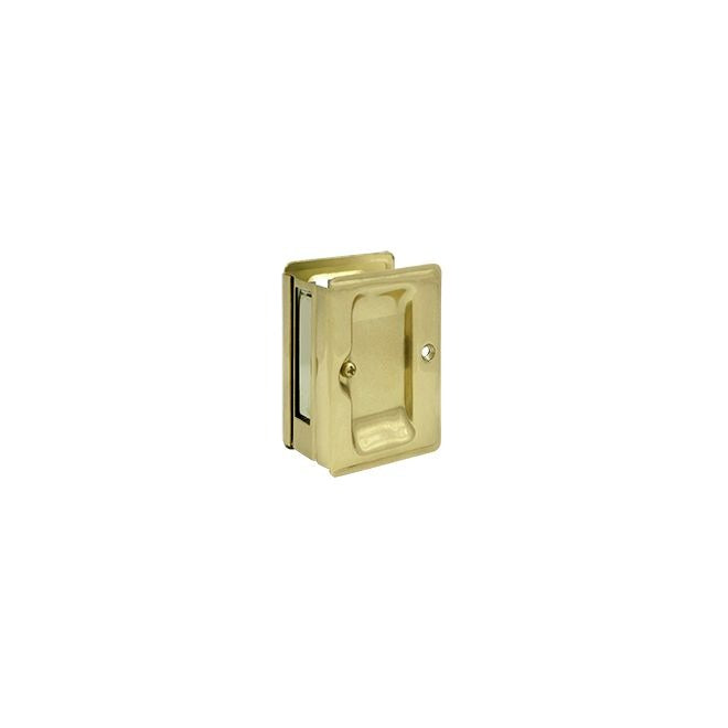 DELTANA Deltana SDPA325U3-UNL Pocket Door Lock Unlacquered Brass