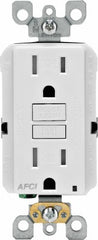 LEVITON Leviton Mfg Co R42-AFTR1-0KW Afci Outlet Receptacle 15 Amp