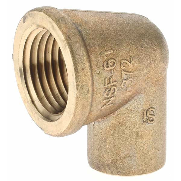 MUELLER INDUSTRIES Mueller Industries 15864 Cast Copper 90 Elbow 1/2 in Cxf