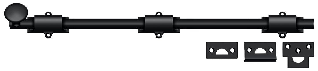 DELTANA Deltana 18SB19 Surface Bolt 18 Inches Black Finish