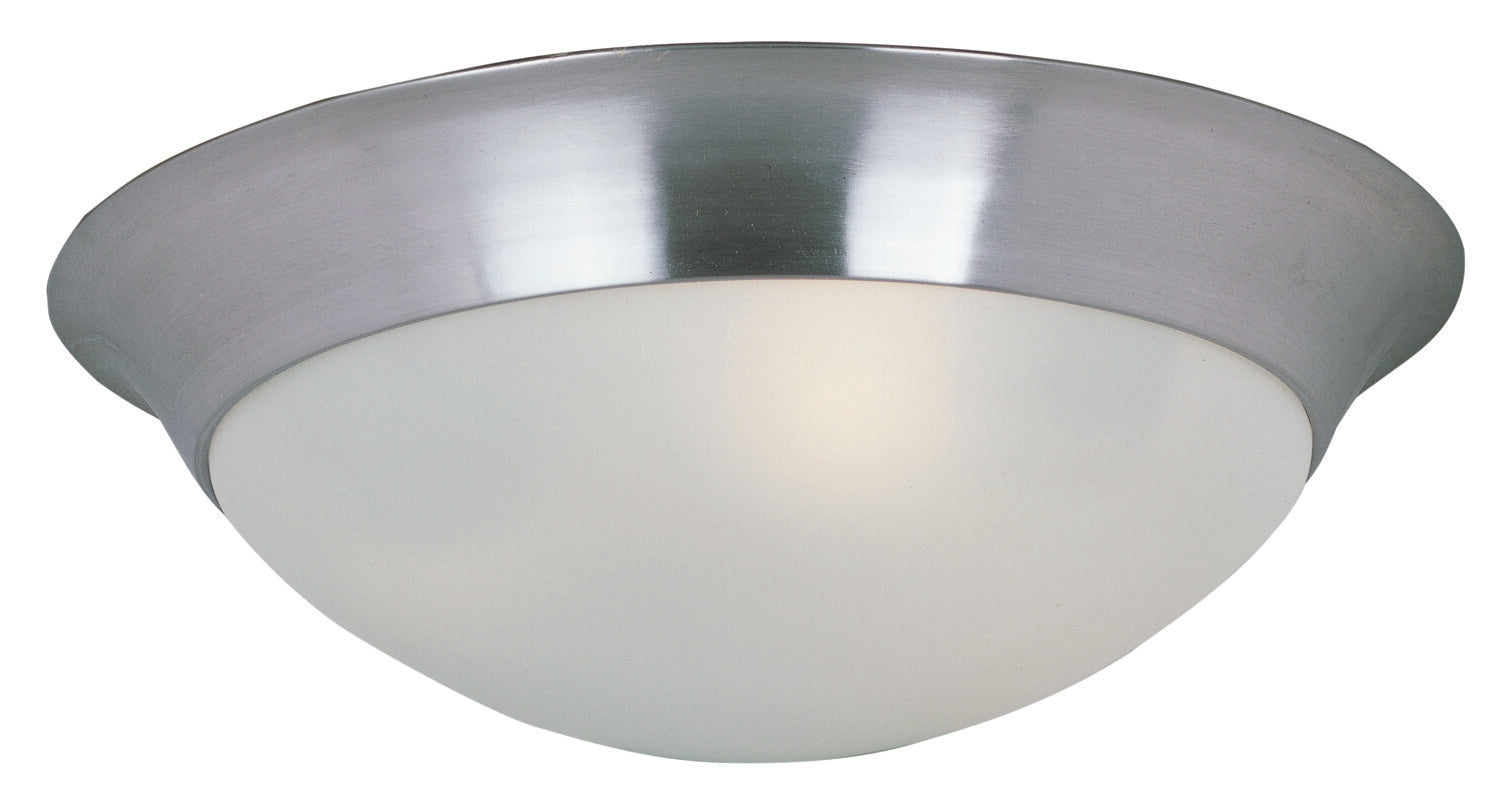 MAXIM Maxim 5851FTSN Two Light Flush Mount 2-Light 60W 14 Inch