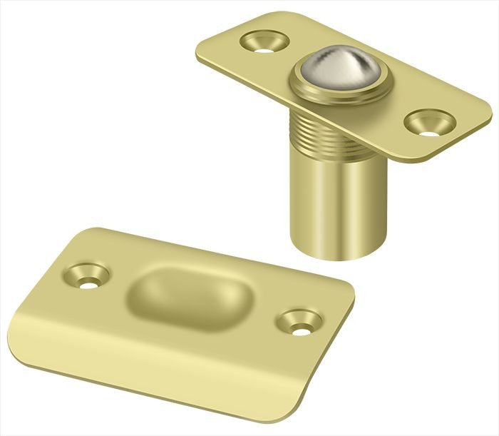 DELTANA Deltana BC218RU3 Ball Catch Round Corners Bright Brass