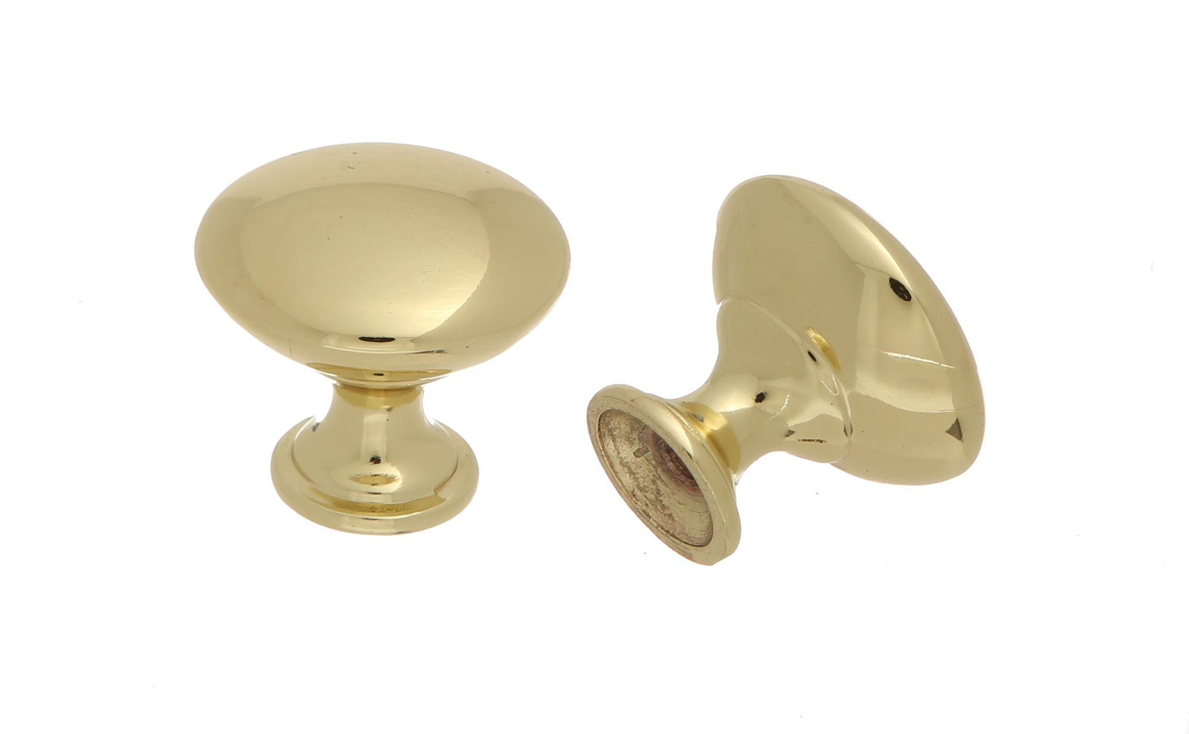 PRIDE INDUSTRIAL Pride Industrial K910PB Mushroom Cabinet Knob Polished Brass