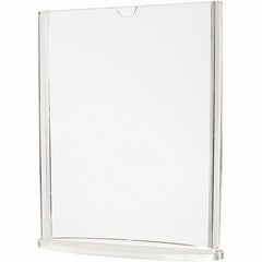 DEFLECTO Deflecto DEF4431 Double-Sided Sign Holder w/Base 5 x 7 in.