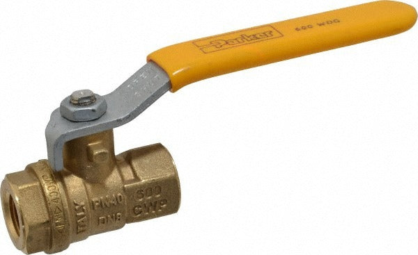 PARKER Parker XV520P-4 Ball Valve 1/4 Inch Fnpt Brass 650 Psi