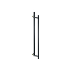 DELTANA Deltana SSPORBB48U19 48in Back to Back Round Door Pull Black