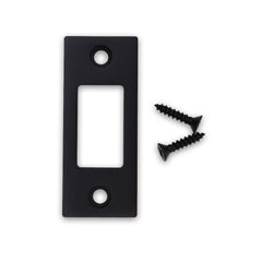 EMTEK Emtek 83223US19 Square Deadbolt Strike Flat Black