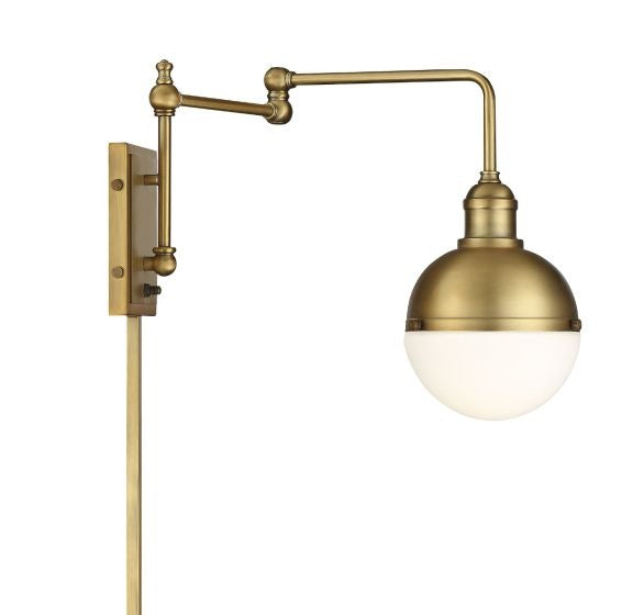 SAVOY HOUSE Savoy House M90052NB 1-Light Adjustable Wall Sconce 60W (12 in)