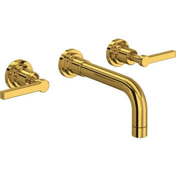 ROHL Rohl A2207LMULBTO-2 Lombardia Wall Mount Lavatory Faucet (3-Hole Widespread) A2207LMULBTO-2