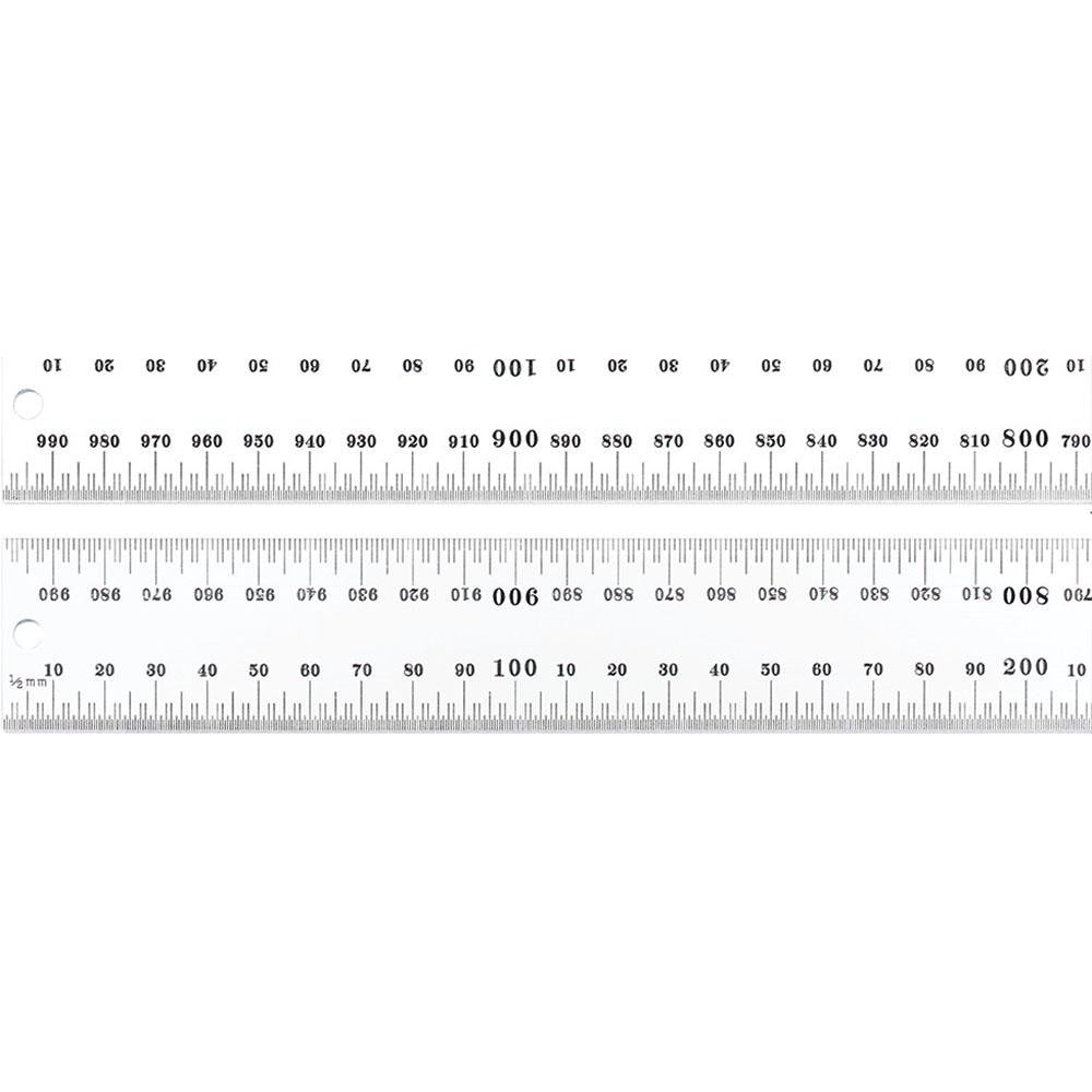 STARRETT Starrett 52633 Steel Rule 1000 Mm Metric Rigid