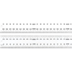 STARRETT Starrett 52633 Steel Rule 1000 Mm Metric Rigid