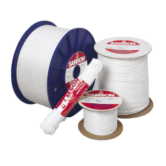 SAMSON ROPE Samson Rope 20008010030 Solid Braid Polyester Rope 1/8in 1000ft