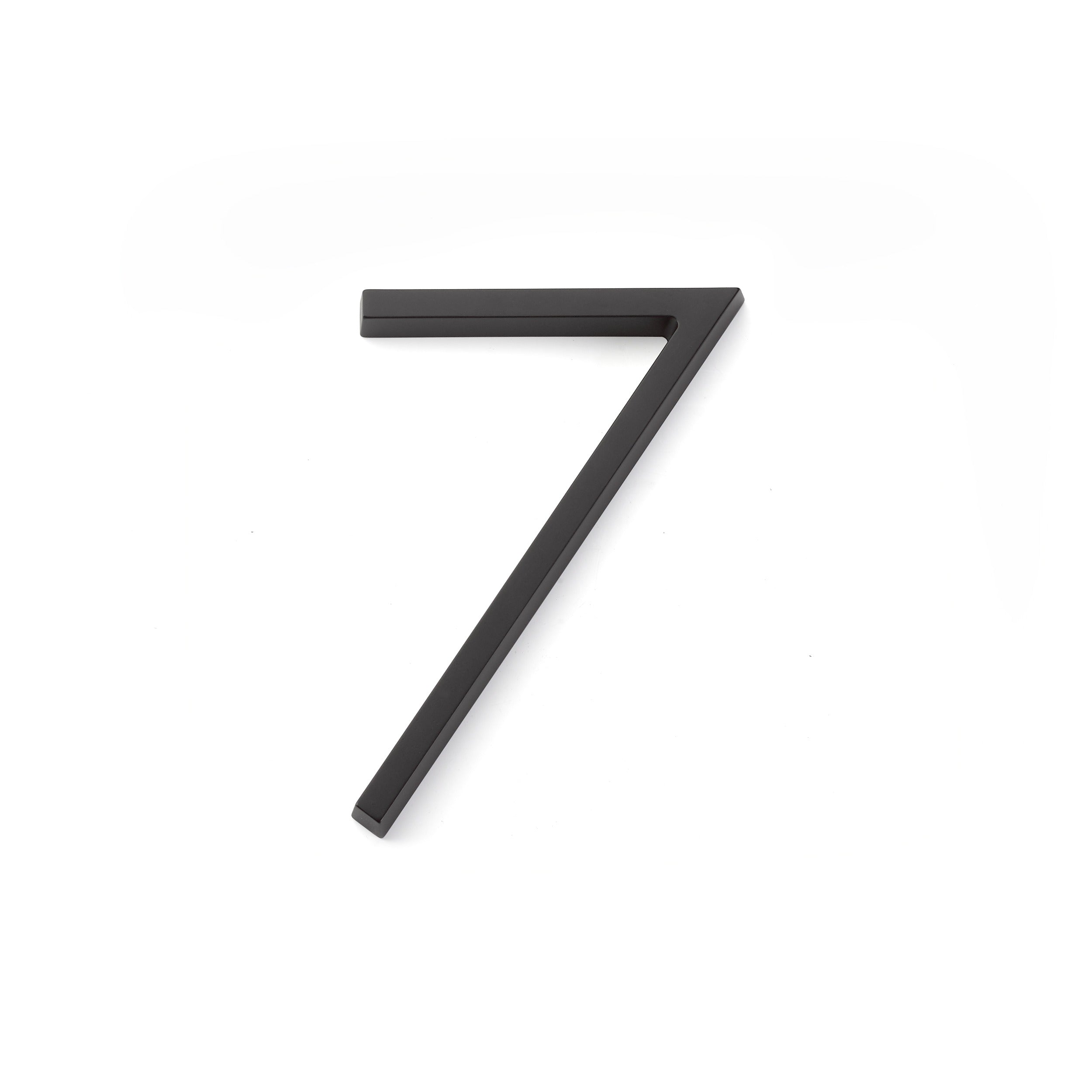EMTEK Emtek 2837US19 Modern House Number 7 Flat Black