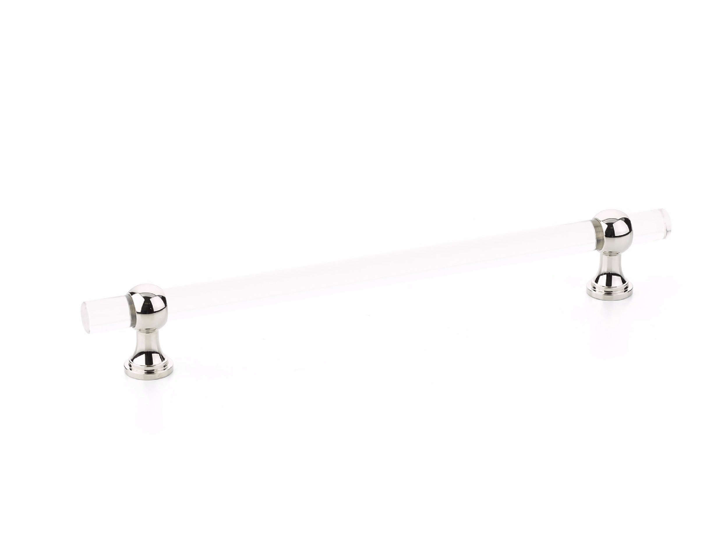 SCHAUB Schaub 418-PN Cabinet Pull 8 in Lumiere Transitional Polished Nickel