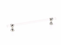 SCHAUB Schaub 418-PN Cabinet Pull 8 in Lumiere Transitional Polished Nickel