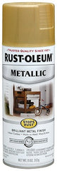 RUST-OLEUM Rust-oleum 7270830 Metallic Gold Rush Aerosol Paint 11 Oz