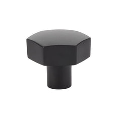EMTEK Emtek 86458US19 Mod Hex Cabinet Knob Flat Black