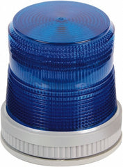 EDWARDS SIGNALING Edwards Signaling 105XBRMB120A Led Warning Light Blue 120VAC