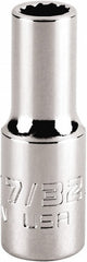 PROTO Proto J4707N 7/32 Inch 12-point Hand Socket 1/4 Drive
