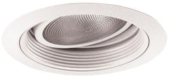 ACUITY BRANDS Acuity Brands 688W-WH adjustable baffle trim halogen (5 in aperture / 6-1/4 in OD) 688 WWH
