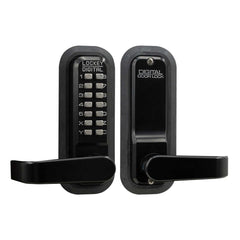 LOCKEY Lockey 2835JBMG Keyless Lever Lock Jet Black Marine Grade