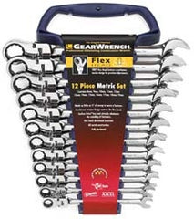 GEARWRENCH Gearwrench 9901D Ratcheting Combination Wrench Set 12pc Metric