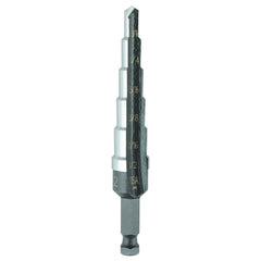 Irwin 10232 Tools UniBit 3/16-Inch to 1/2-Inch Step-Drill Bit, 1/4-Inch Shank
