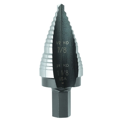 IRWIN IRWIN 10239 Unibit Step-Drill Bit 7/8-Inch and 1-1/8-Inch 1/2-Inch Shank