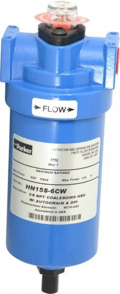 PARKER Parker HN15S-6CW Coalescing Air Filter 0.01 Micron 3/8 Npt