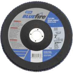 NORTON Norton 66254461186 Flap Disc 7 in 80 Grit Zirconia Alumina
