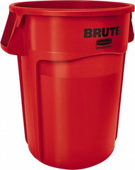 RUBBERMAID Rubbermaid FG261000RED 10 Gal Round Trash Can Red