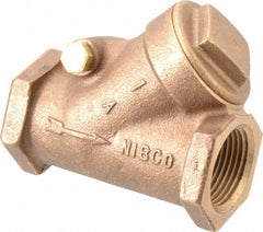 NIBCO Nibco NL740VA 1 Inch Bronze Y-pattern Check Valve