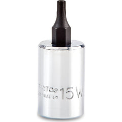 PROTO Proto J5239-15W T15 Torx Bit Socket 3/8 Inch Drive