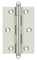 DELTANA Deltana CH3020U14 Hinge Ball Tips 3x2 Inch Bright Nickel