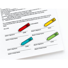 3M 3M MMM684SH Post-it Message Flags (1/2 in x 1-3/4 in, 120 Pack)
