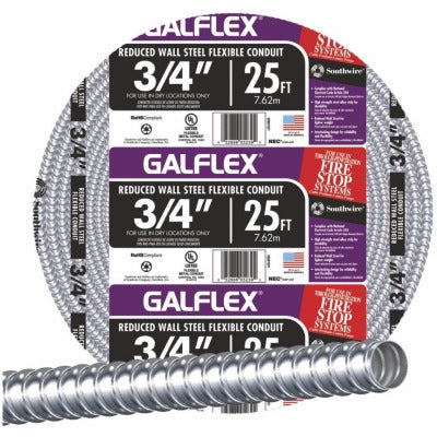 SOUTHWIRE Southwire/coleman Cable 55081921 Steel Conduit Coil