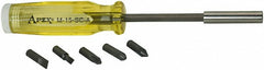 APEX Apex M-15-SC Bit Screwdriver Magnetic 1/4 Inch Hex