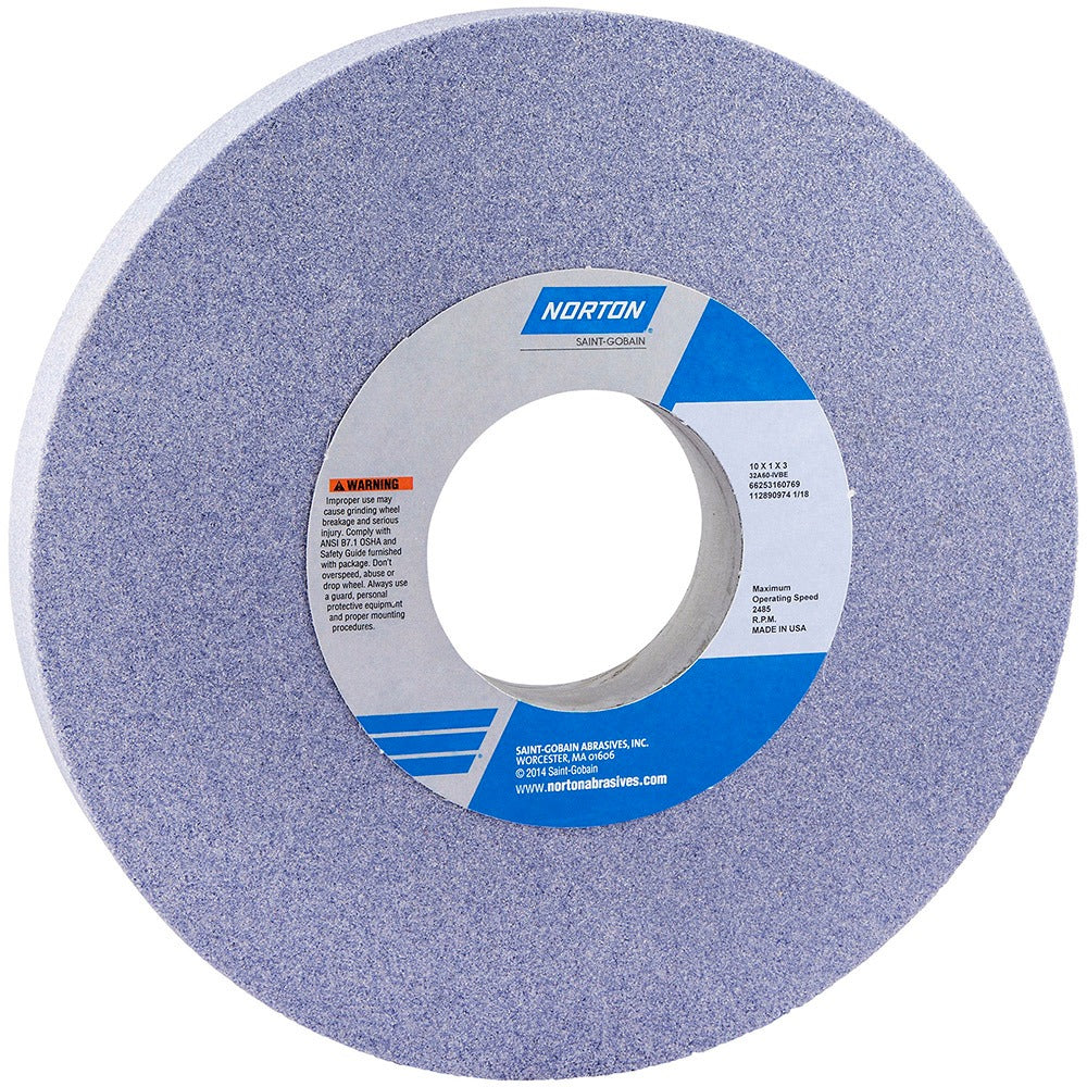 NORTON Norton 66253160769 Surface Grinding Wheel 60 Grit 10 in