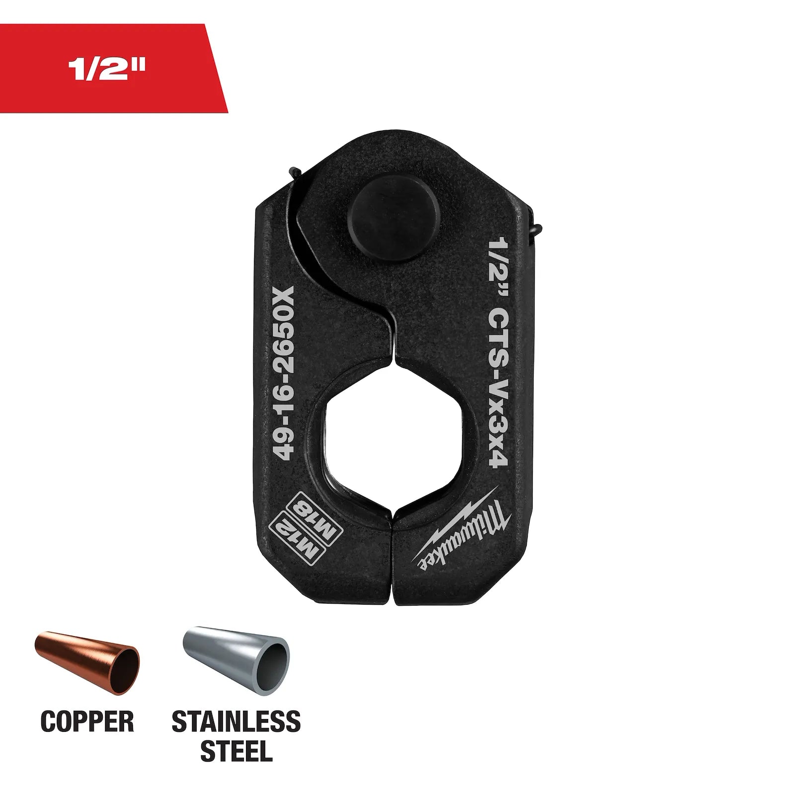 MILWAUKEE Milwaukee 49-16-2650x 1/2 in Cts-v Pivoting Press Ring
