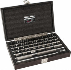 STARRETT Starrett 92913 Steel Gage Block Set Grade 0 81 Piece