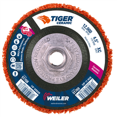 TIGER Tiger 51769 Ceramic Strip Disc 4.5 Inches Surface Prep
