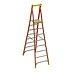 WERNER Werner pd6208-4c Podium Stepladder 10 Ft 300 Lb