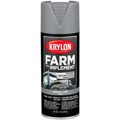 KRYLON Krylon K01950008 Farm Implement Spray Paint Gray 12 Oz