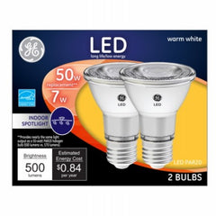 GE G E Lighting 93116055 Led R20 7W Warm White Bulb 2 Pack