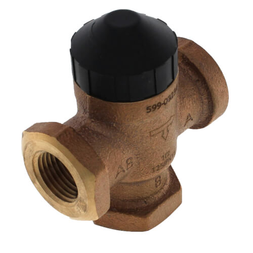 SIEMENS Siemens 599-00234 Zone Valve, 3 Way, 1/2 NPT, 4 Cv