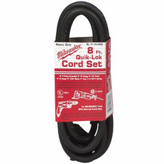 MILWAUKEE Milwaukee 48-76-4008 Quik-lok 8 Ft 3-wire Replacement Cord