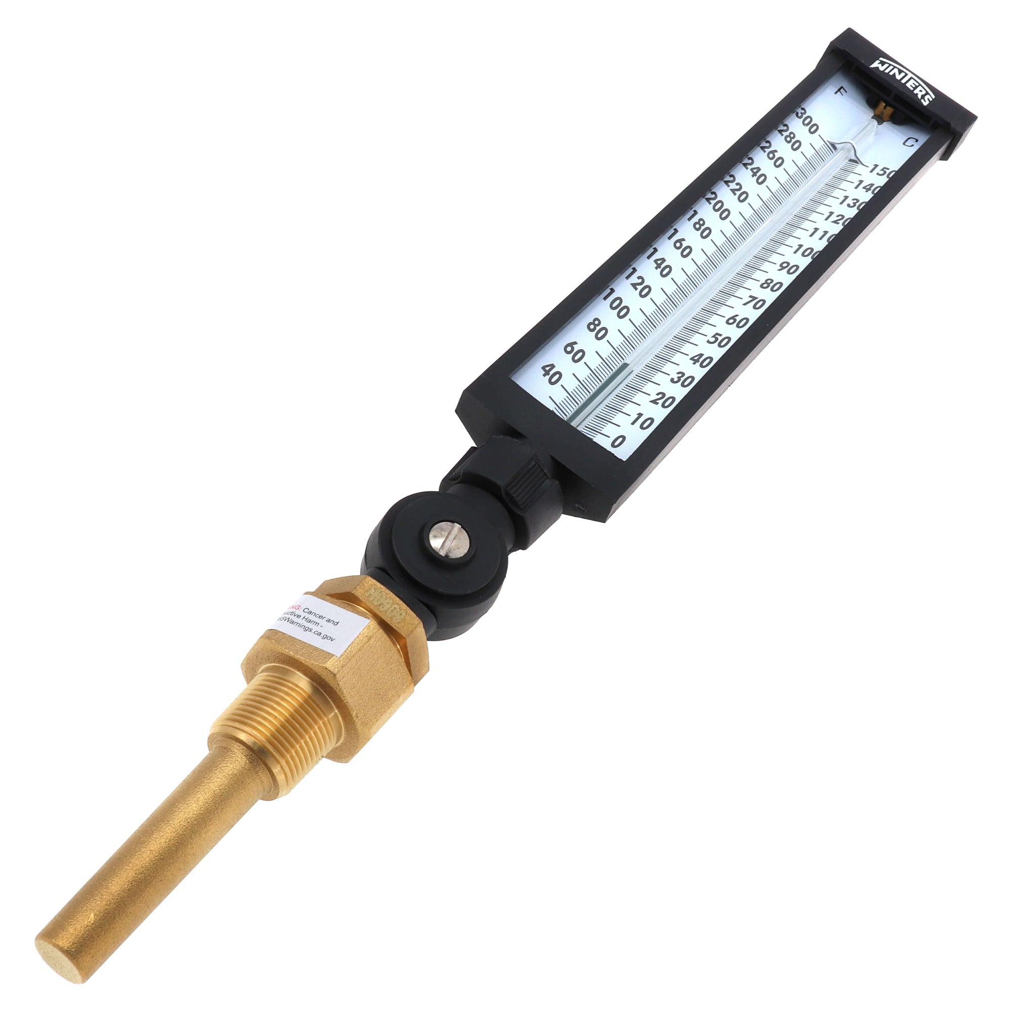WINTERS INSTRUMENTS Winters Instruments TIM105 Tim Industrial 9it Thermometer 30 F to 300 F (3.5 in Stem)