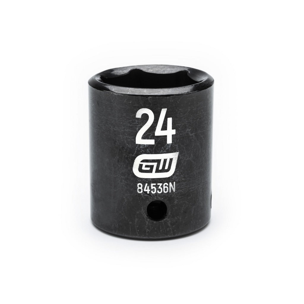 GEARWRENCH Gearwrench 84536N 1/2 in Drive 24mm Impact Socket 6-pt
