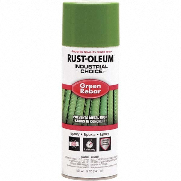 RUST-OLEUM Rust-oleum 261937 Epoxy Spray Paint Gloss Green Rebar 12 Oz